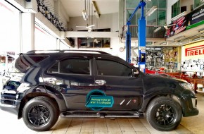 Toyota Fortuner เปลี่ยนรองเท้าชุดใหม่