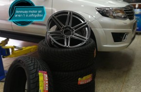 ฟอร์จูนเนอร์ ใส่แม็ก FORCE ขอบ20″คู่กับยาง Maxxis MA-S2 265/50R20